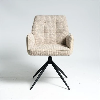 Kd Metal Frame miaraka amin'ny seza 360 degré swivel Auto Return Table