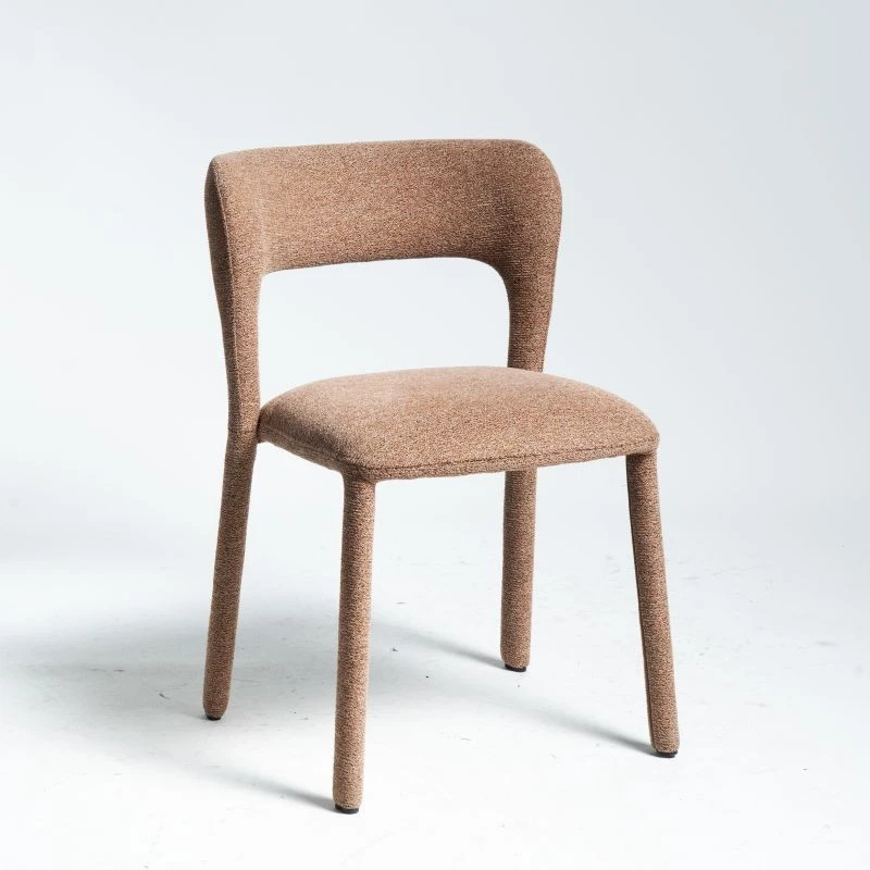 Stackable Upholstered Dining Chair with fabric covers suppliers