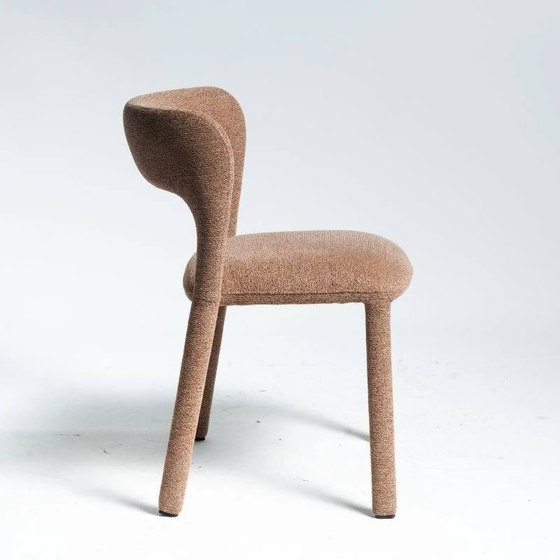 Stackable Upholstered Dining Chair with fabric covers factory